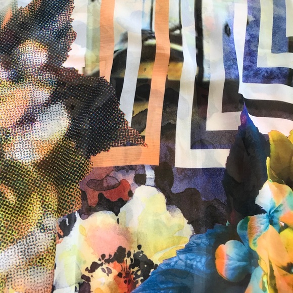 CLOVER CANYON Floral Maze Chiffon Top - Picture 10 of 14